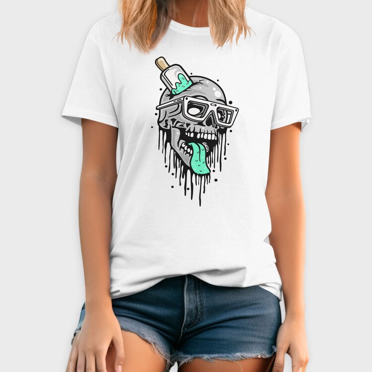 Skull Glasses Pickle, Tricou Barbati (Unisex)