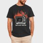 Burning Tv Era, Tricou Barbati (Unisex)