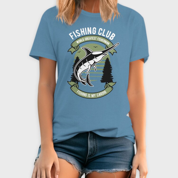 Fishing Cardio Marlin, Tricou Barbati (Unisex)