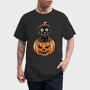 Pumpkin Kitty, Tricou Barbati (Unisex)