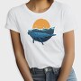Whale Sunset, Tricou Femei