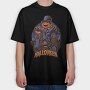 Pumpkin Scarecrow Halloween, Tricou Oversize Barbati (Unisex)