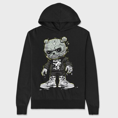 Zombie Teddy Bear, Hanorac Oversize Barbati (Unisex)