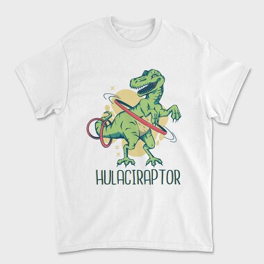 Tricou Barbati (Unisex), Velociraptor Hula Hoop