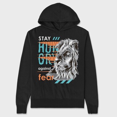 Hungry Lion, Hanorac Oversize Barbati (Unisex)