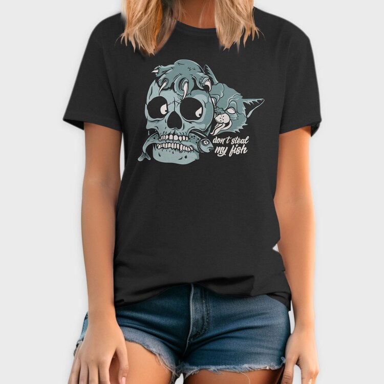 Zombie Fish Feast, Tricou Barbati (Unisex)