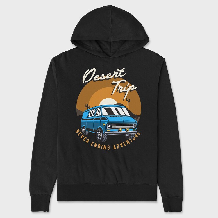Desert Trip Never Ending Adventure, Hanorac Oversize Barbati (Unisex)