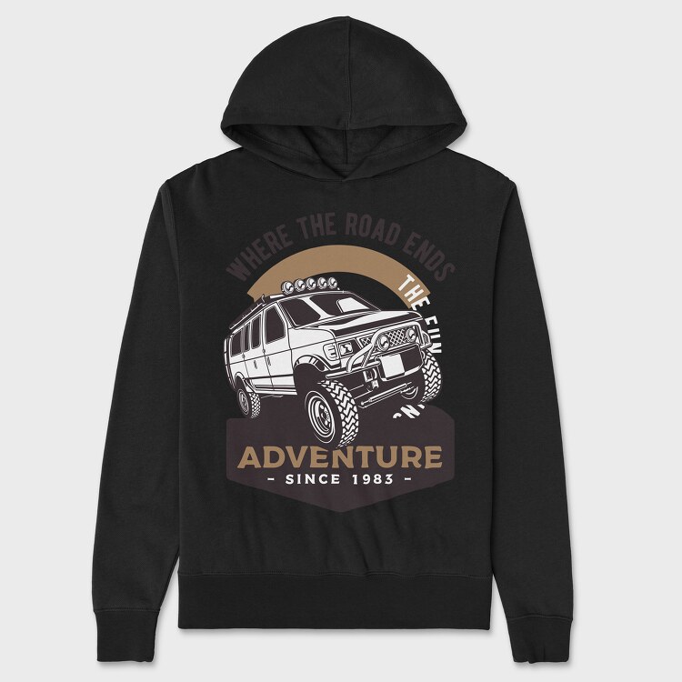 Off Road Van 0, Hanorac Oversize Barbati (Unisex)