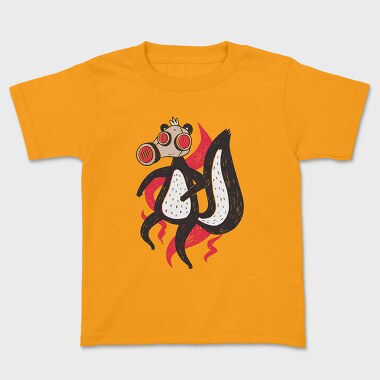 Skunk With Gas Mask, Tricou Copii