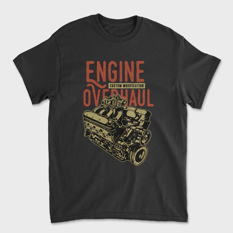 Engine Overhaul Custom, Tricou Barbati (Unisex)