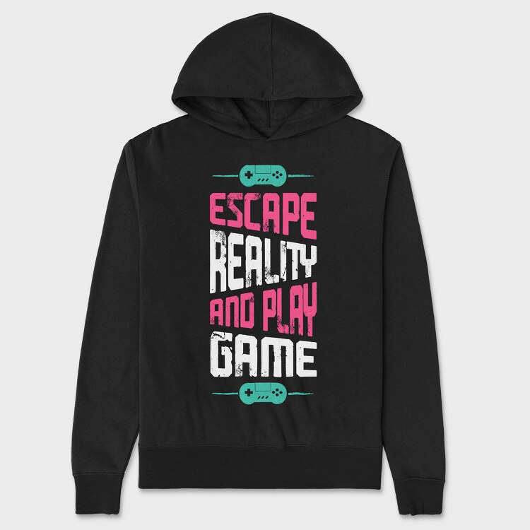 Escape And Play, Hanorac Oversize Barbati (Unisex)