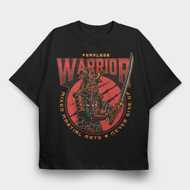 Fearless Warrior Arts, Tricou Oversize Barbati (Unisex)
