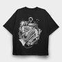 Fishing Anchor Fish, Tricou Oversize Barbati (Unisex)