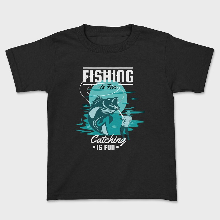 Fishing Fun Fisherman, Tricou Copii