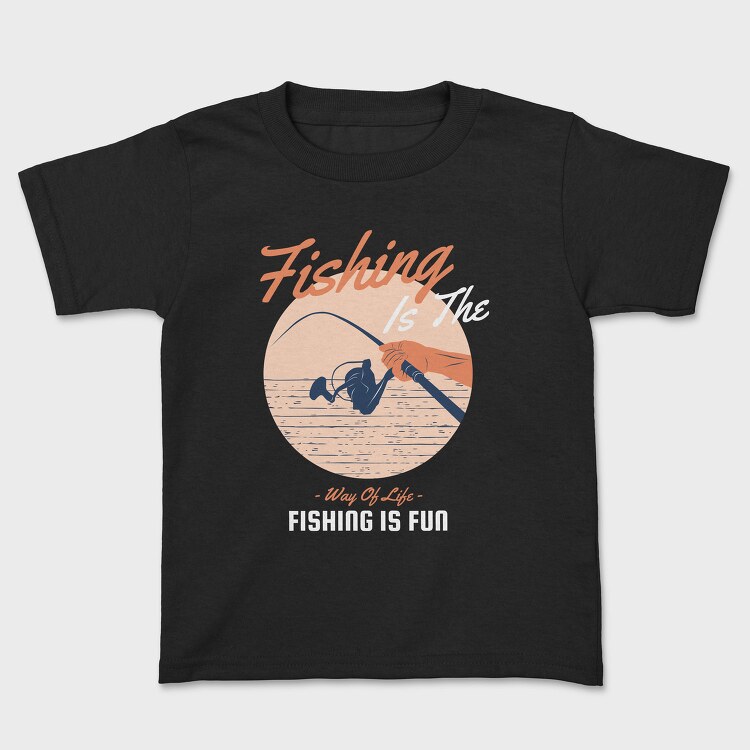 Fishing Way Of Life, Tricou Copii