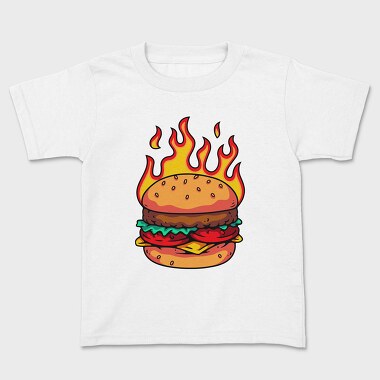 Flaming Burger Feast, Tricou Copii