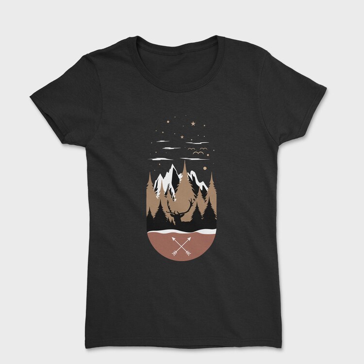 Forest Deer Arrows, Tricou Femei