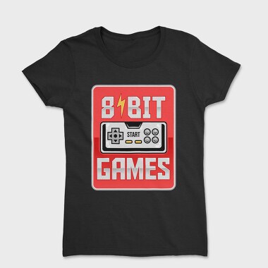 8 Bit Gaming Nostalgia, Tricou Femei
