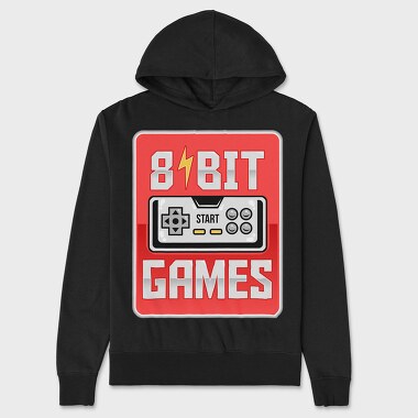 8 Bit Gaming Nostalgia, Hanorac Oversize Barbati (Unisex)