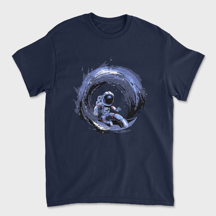 Astronaut Wave Surf, Tricou Barbati (Unisex)