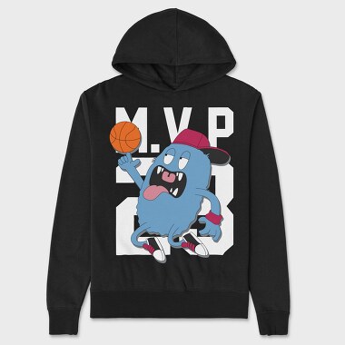 Basketball Beast, Hanorac Oversize Barbati (Unisex)