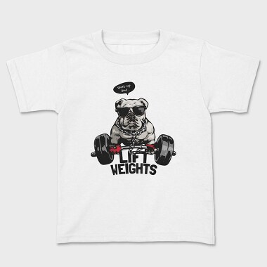 Bulldog Weight Lifter, Tricou Copii