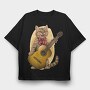 Catstrumming, Tricou Oversize Barbati (Unisex)