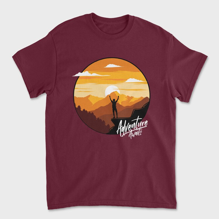 Adventure Summit, Tricou Barbati (Unisex)
