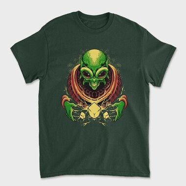 Alien Grin, Tricou Barbati (Unisex)