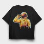 Astronaut Gunner, Tricou Oversize Barbati (Unisex)