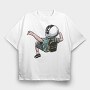 Astronaut Jump, Tricou Oversize Barbati (Unisex)