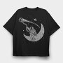 Astronaut Moon Climb, Tricou Oversize Barbati (Unisex)