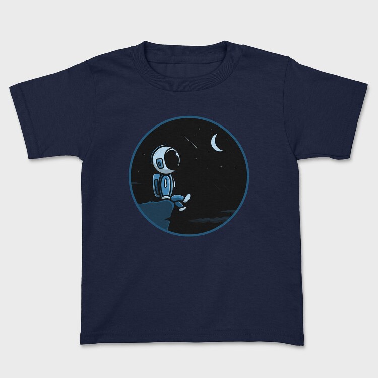 Astronaut Moon Night, Tricou Copii
