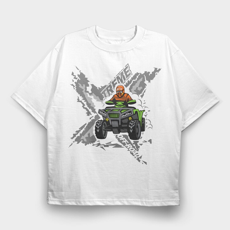 Atv Extreme Offroad, Tricou Oversize Barbati (Unisex)