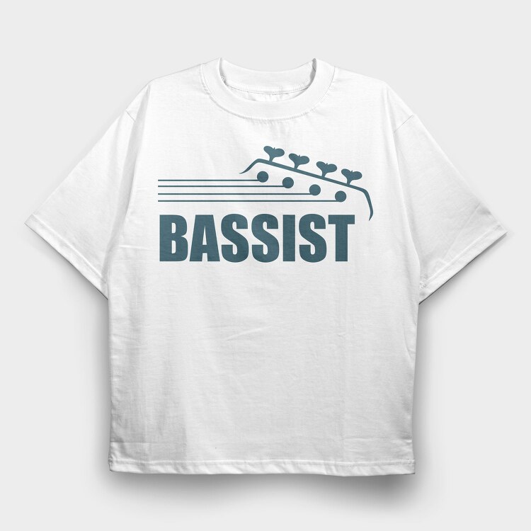 Bassists Tune, Tricou Oversize Barbati (Unisex)