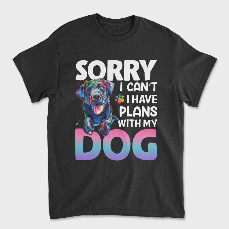 Colorful Dog Paw, Tricou Barbati (Unisex)