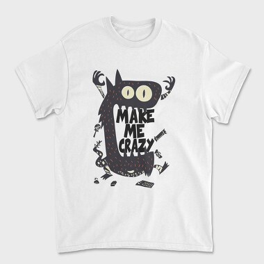Crazy Cat Candy, Tricou Barbati (Unisex)