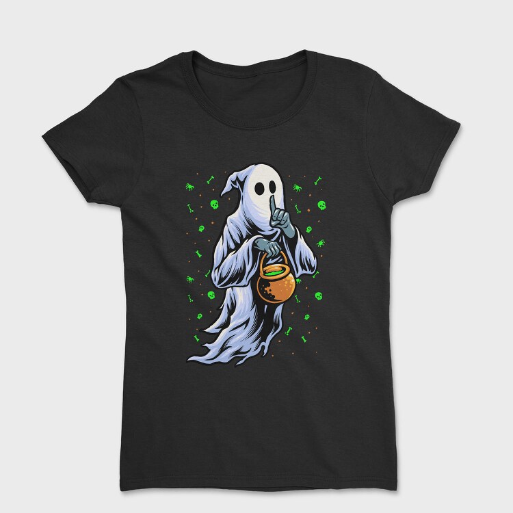 Halloween Ghost Trick Or Treat, Tricou Femei