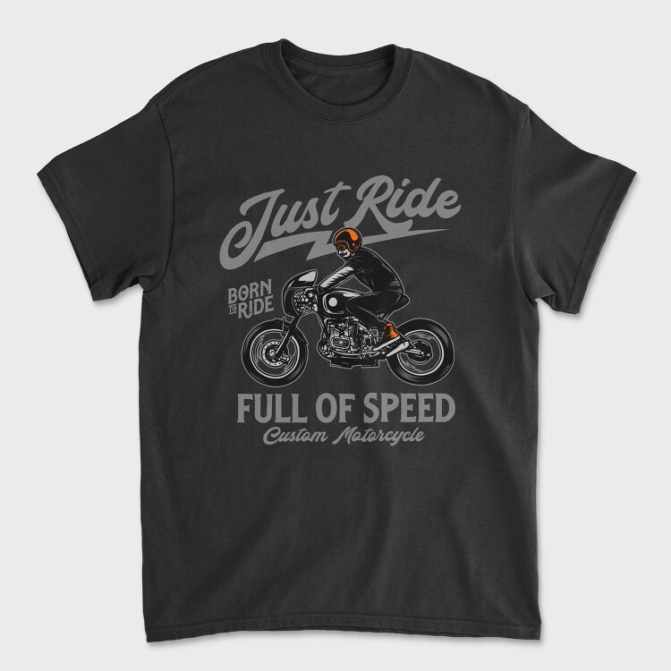 Just Ride Speed, Tricou Barbati (Unisex)
