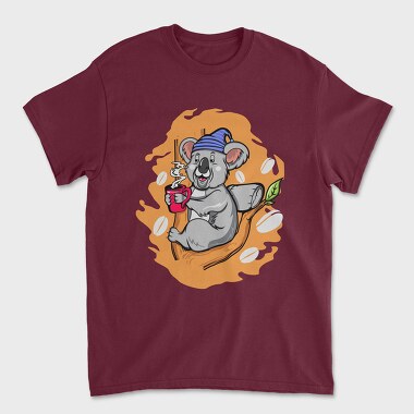 Koala Coffee Break, Tricou Barbati (Unisex)