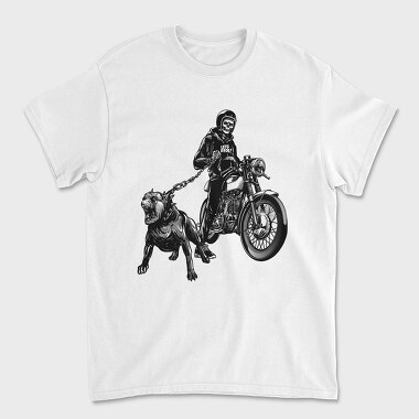 Skull Rider Unleashed, Tricou Barbati (Unisex)