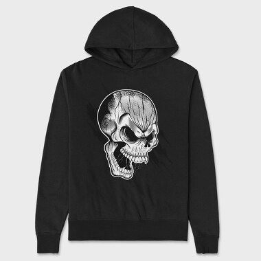 Skull Scream, Hanorac Oversize Barbati (Unisex)