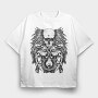 Skull Wings Guns, Tricou Oversize Barbati (Unisex)