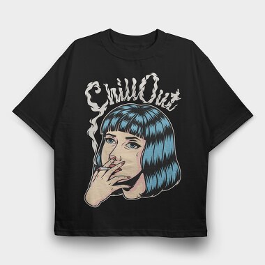 Smoke Out Girl, Tricou Oversize Barbati (Unisex)