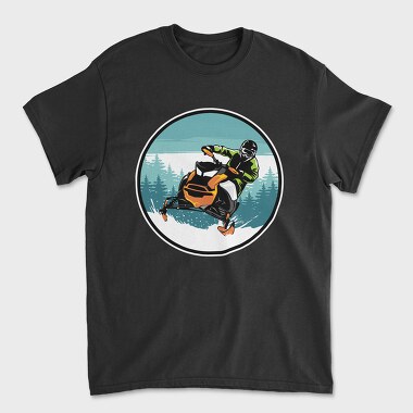 Snowrider Adventure, Tricou Barbati (Unisex)