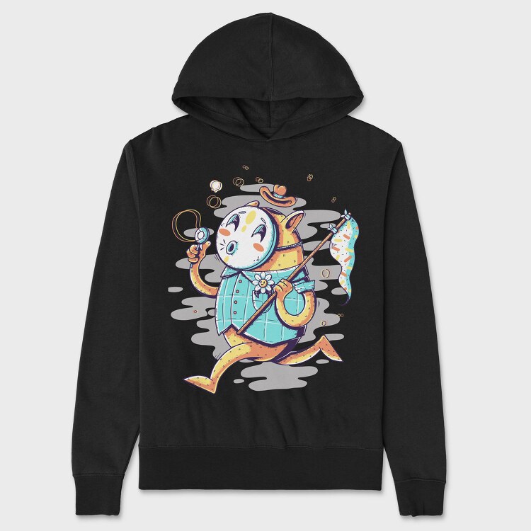 Cowboy Bubbles, Hanorac Oversize Barbati (Unisex)