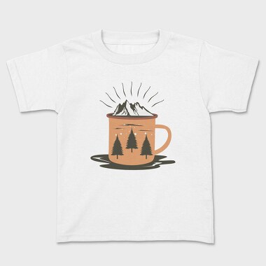 Cozy Mountain Mug, Tricou Copii