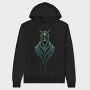 Dark Skull Hood, Hanorac Oversize Barbati (Unisex)