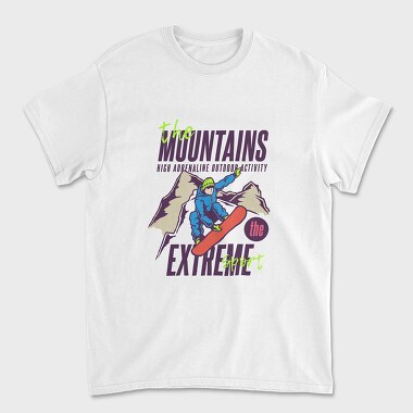Jump High, Tricou Barbati (Unisex)