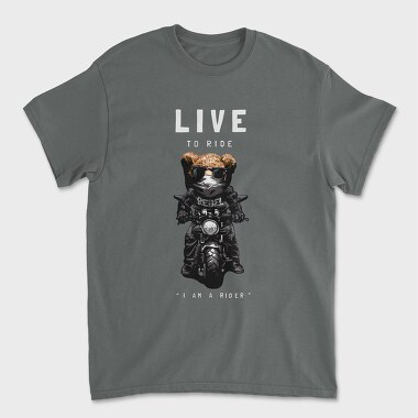 Live To Rebel, Tricou Barbati (Unisex)